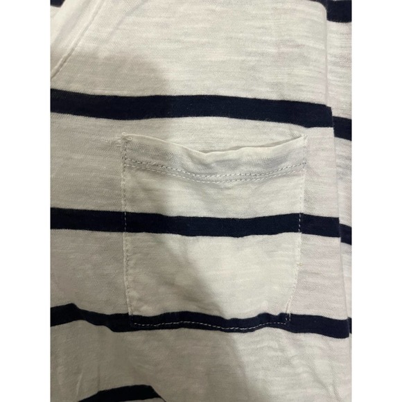 madewell white and blue  tshirt size large - Picture 3 of 5
